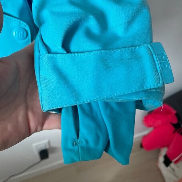 Helly Hansen Professional Floria Insulated Ski Snow Jacket Coat Blue Size Medium - Picture 12 of 15